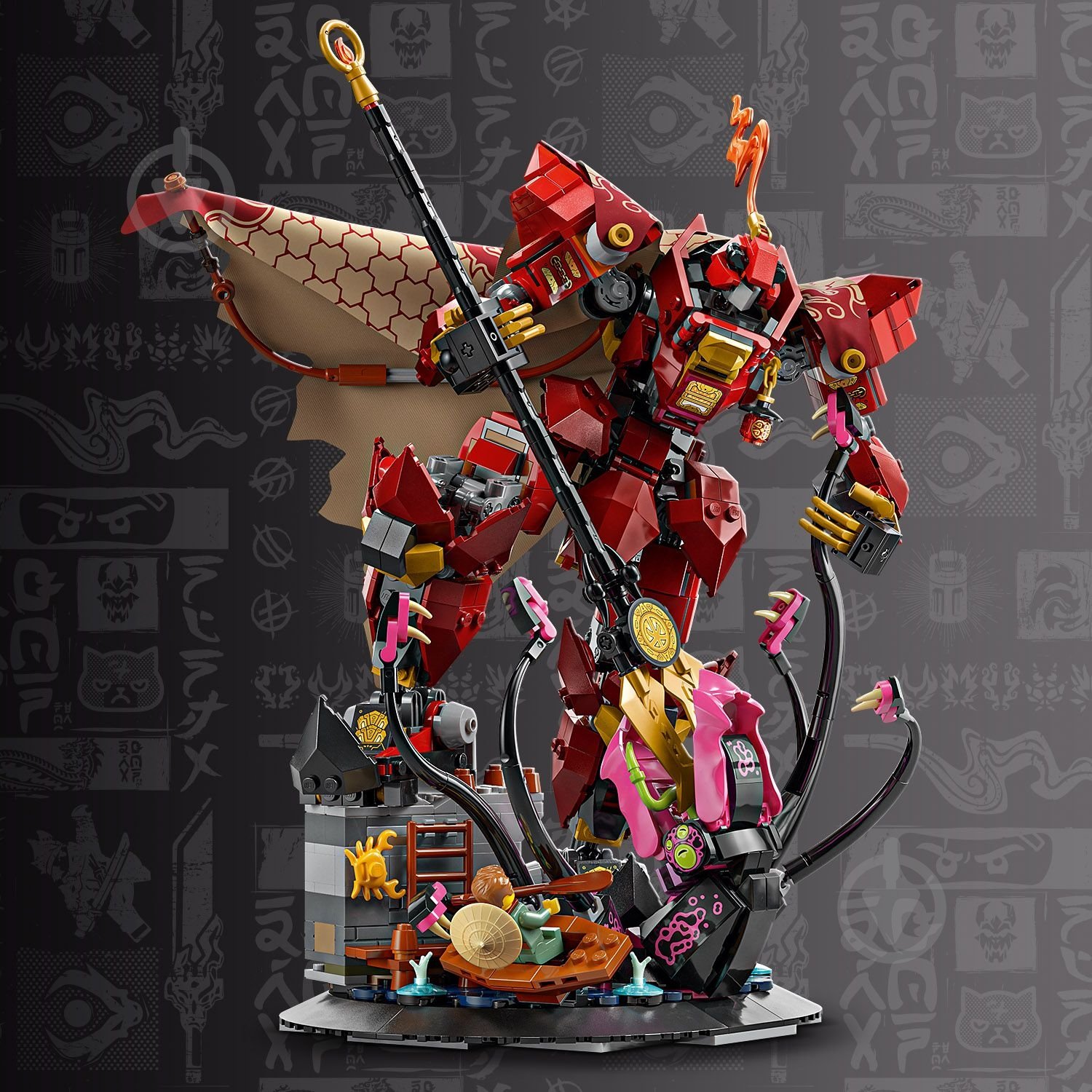 Конструктор LEGO NINJAGO Робот Вогняного Лицаря 71846 - фото 9