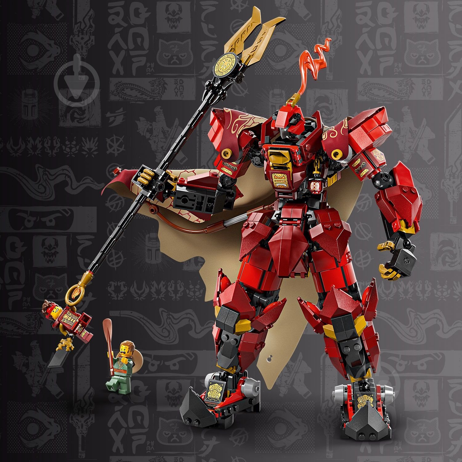 Конструктор LEGO NINJAGO Робот Вогняного Лицаря 71846 - фото 8