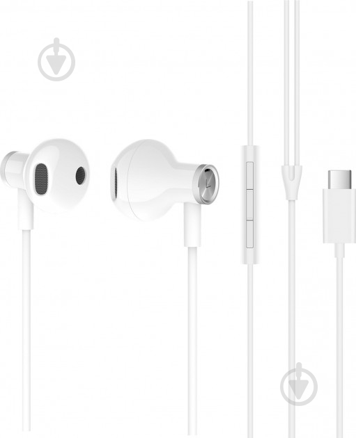 Наушники Xiaomi Dual Driver Earphone Type-C BRE02JY white - фото 1