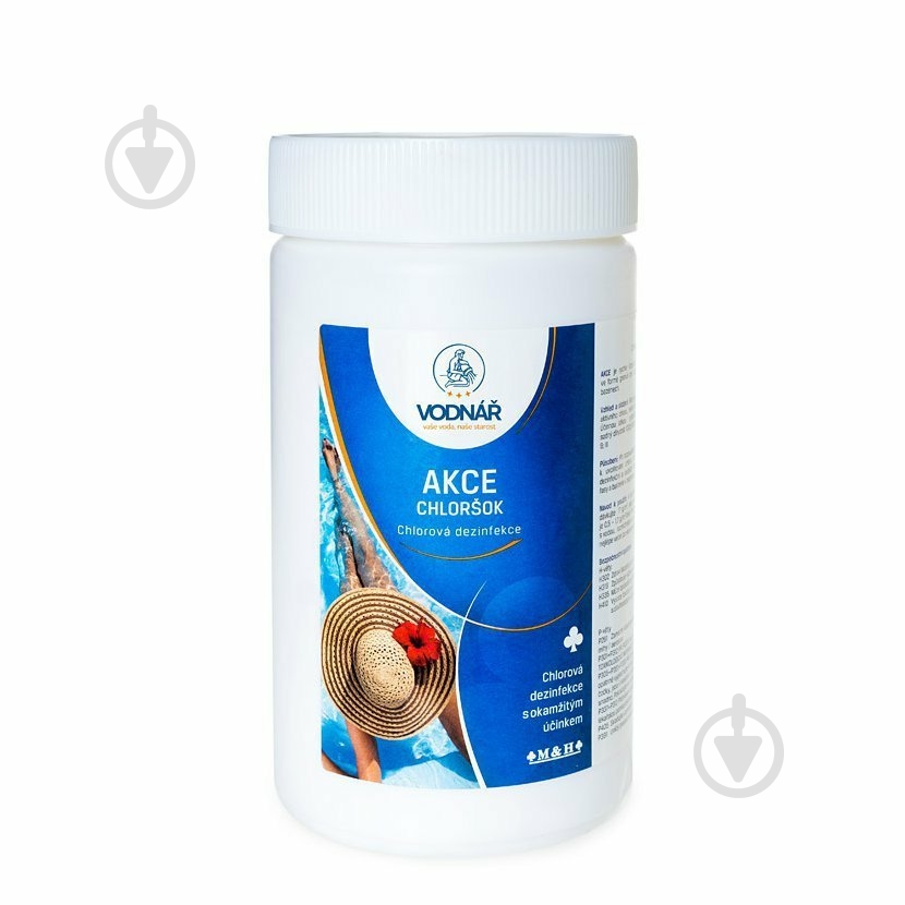 Таблетки для бассейна Шок мини 1 кг VODNAR - фото 1