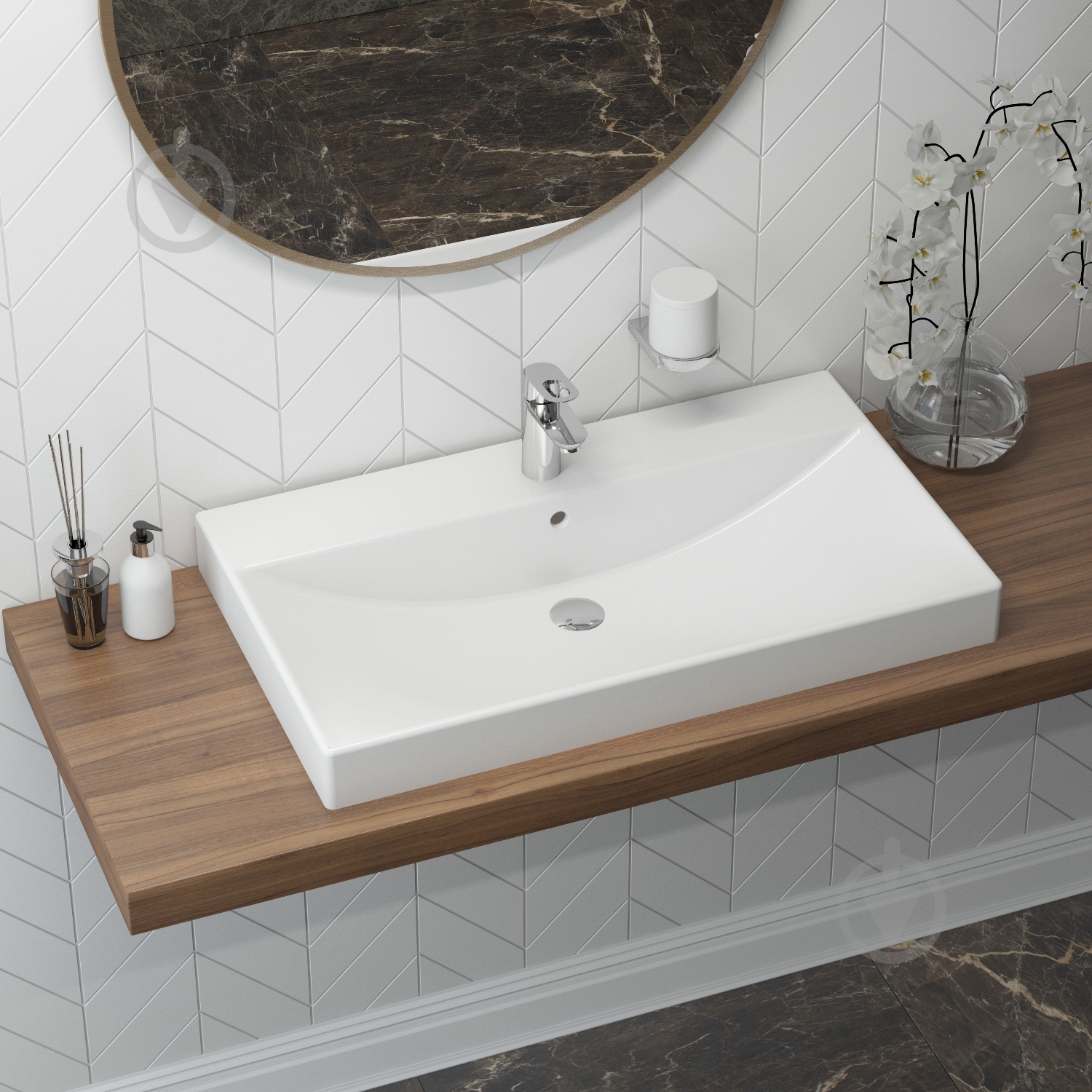 Умывальник Lavinia Boho Bathroom Sink 33311013 80 см - фото 8 Умывальник Lavinia Boho Bathroom Sink 33311013 80 см - фото 8