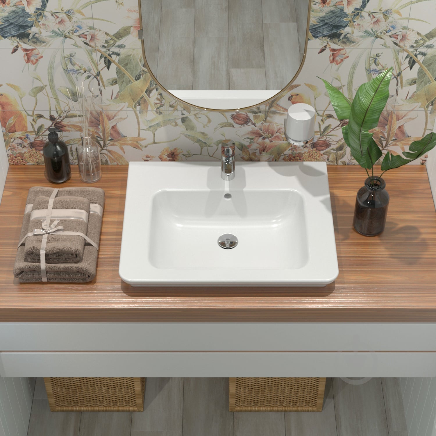Умывальник Lavinia Boho Bathroom Sink 33312009 60 см - фото 10