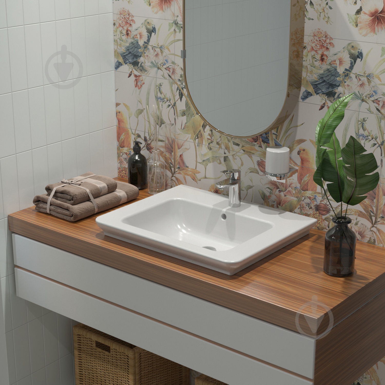 Умывальник Lavinia Boho Bathroom Sink 33312009 60 см - фото 11