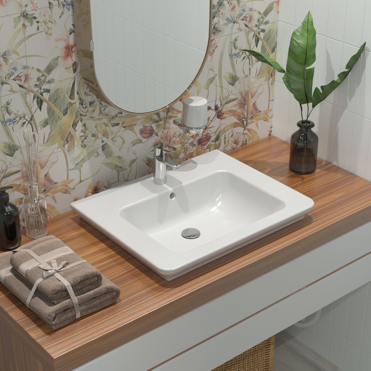 Умывальник Lavinia Boho Bathroom Sink 33312009 60 см - фото 12