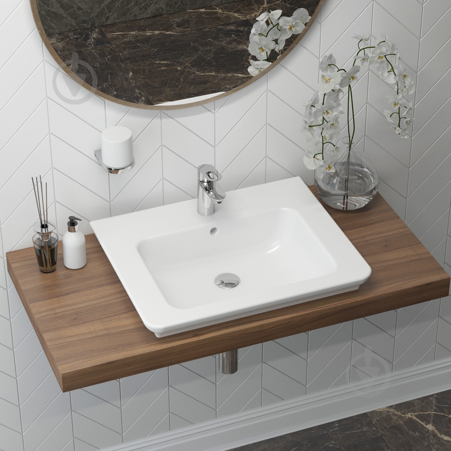 Умывальник Lavinia Boho Bathroom Sink 33312009 60 см - фото 2