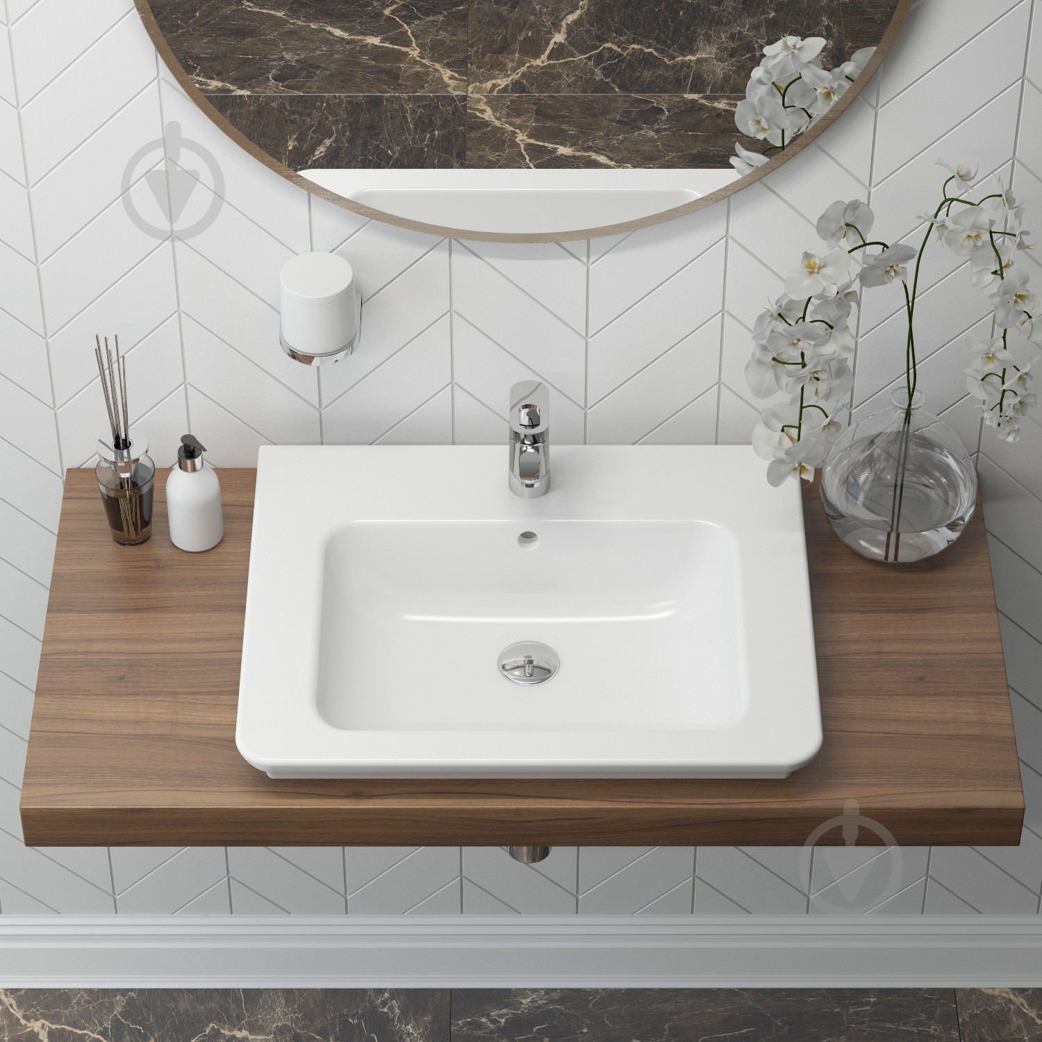 Умывальник Lavinia Boho Bathroom Sink 33312009 60 см - фото 8