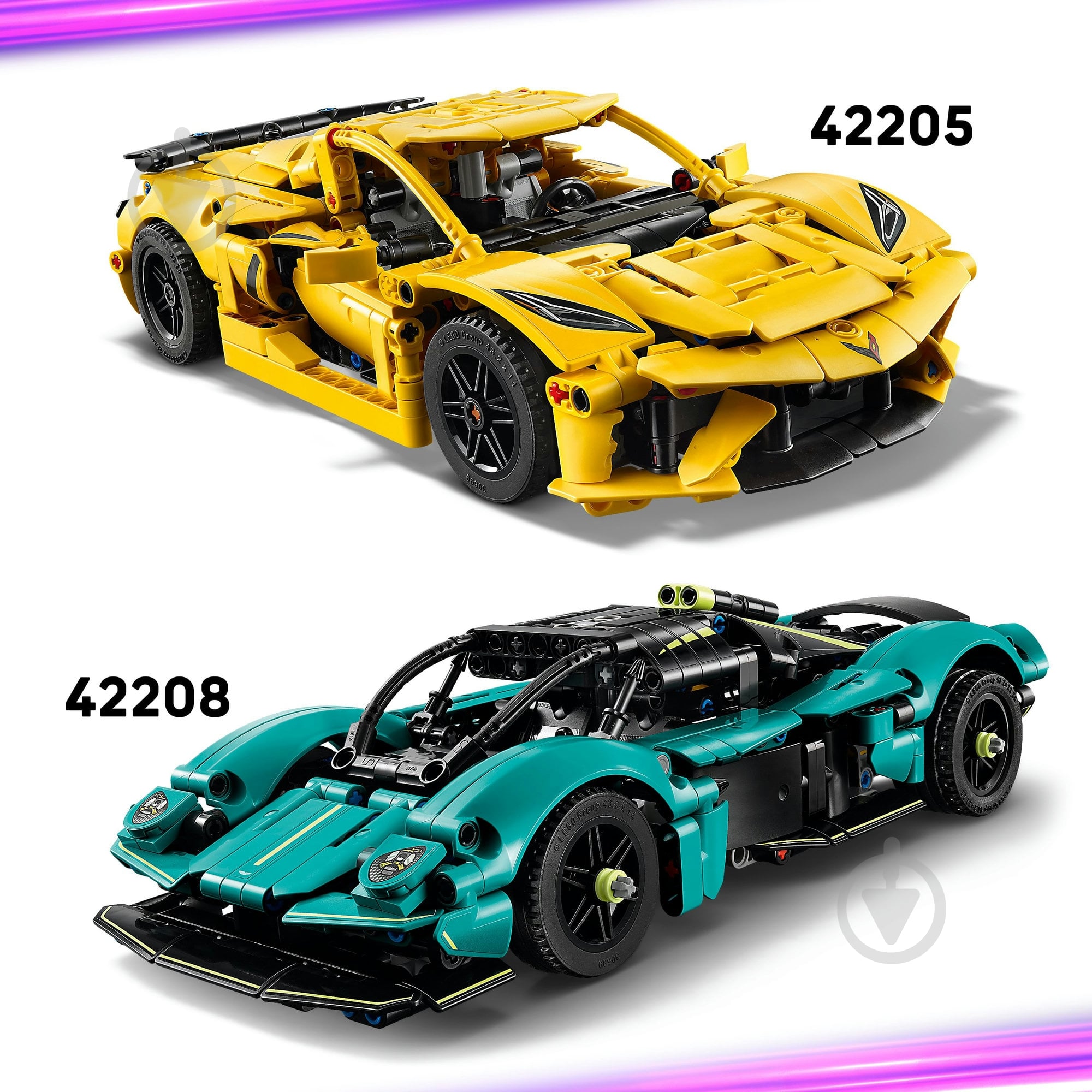 Конструктор LEGO Technic Aston Martin Valkyrie 42208 - фото 9