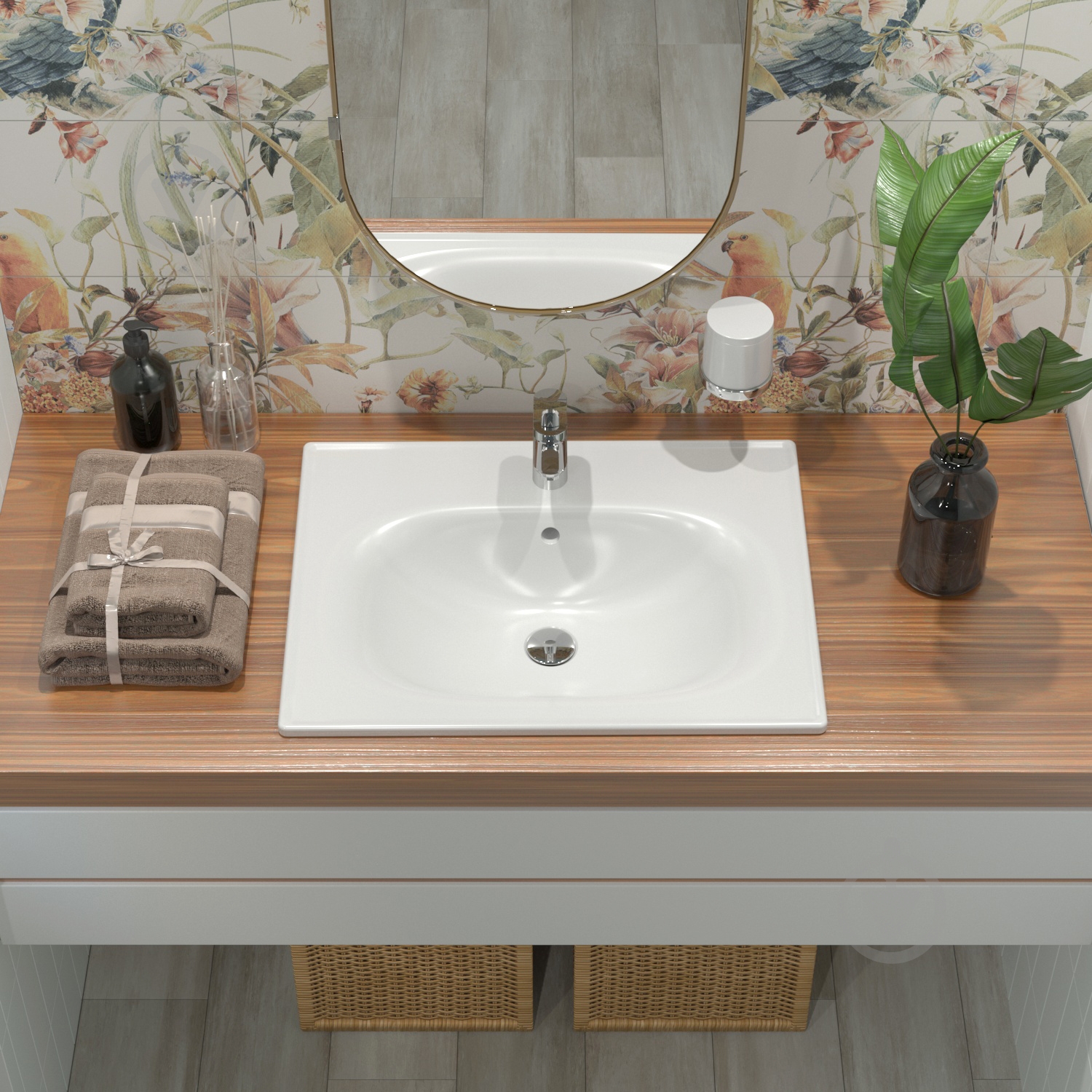 Умывальник Lavinia Boho Bathroom Sink 33312010 60 см - фото 10
