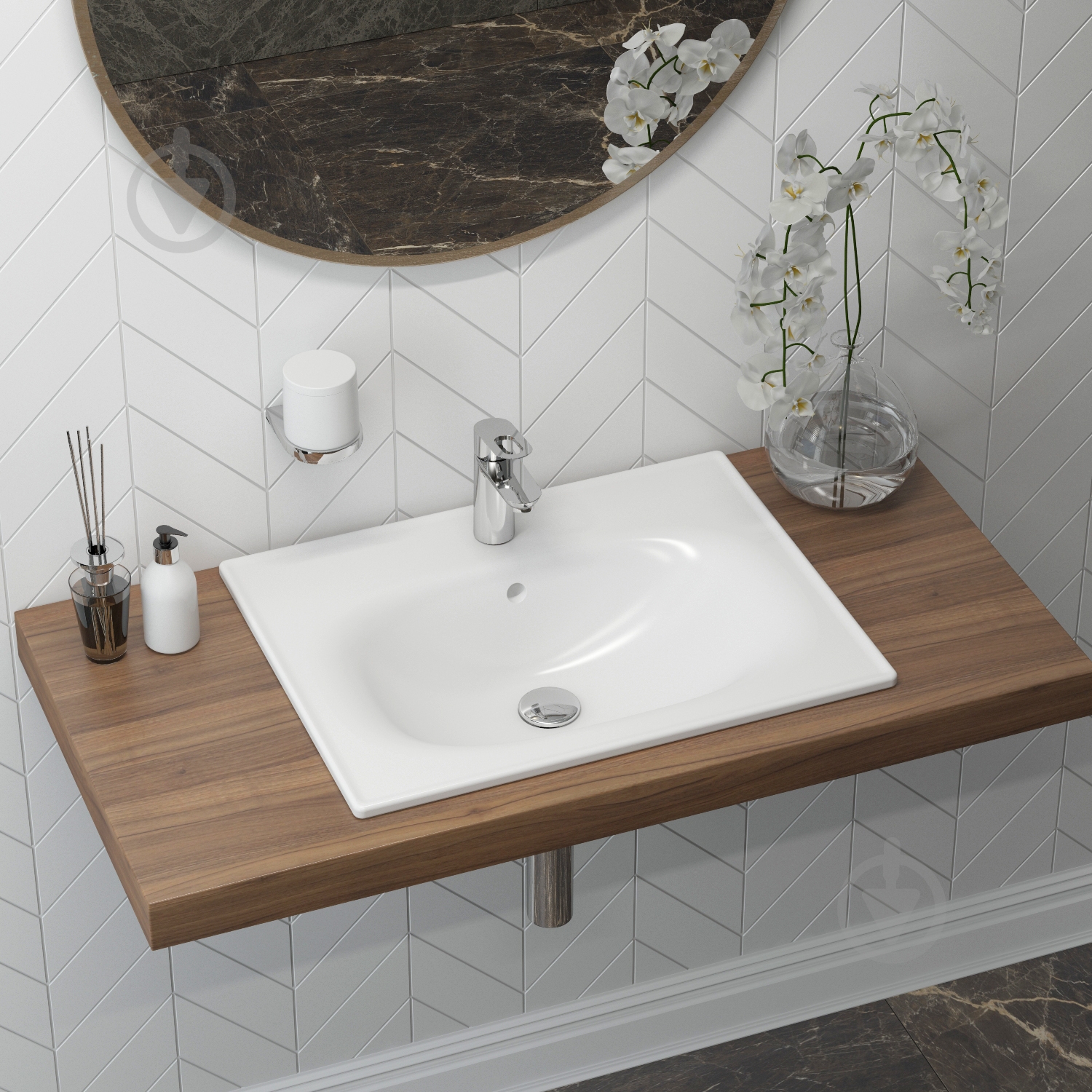 Умывальник Lavinia Boho Bathroom Sink 33312010 60 см - фото 2