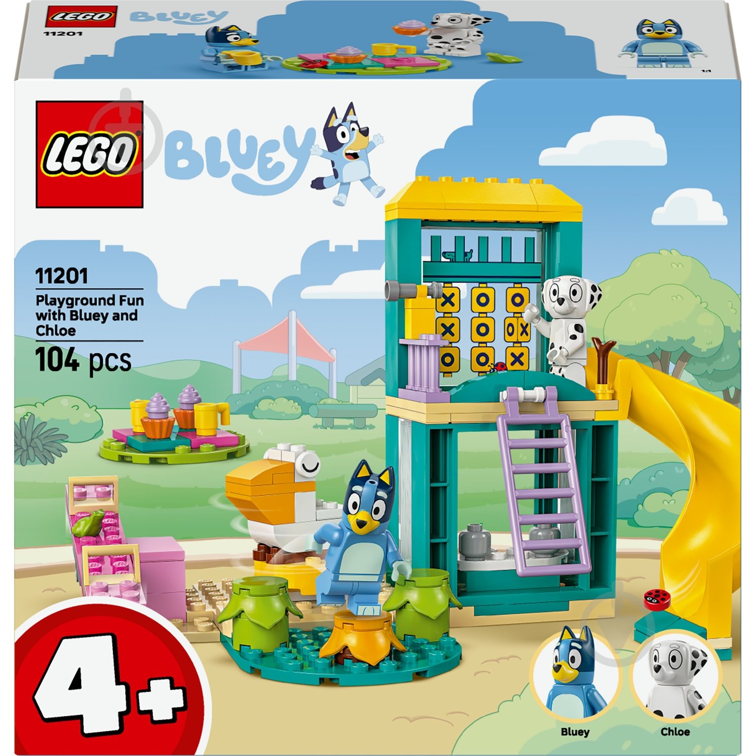 Конструктор LEGO Bluey Веселье с Блуи и Хлоей на игровой площадке 11201 - фото 1 Конструктор LEGO Bluey Веселье с Блуи и Хлоей на игровой площадке 11201 - фото 1
