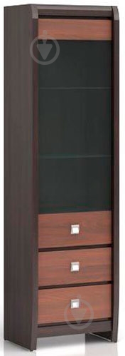 Витрина BRW Україна REG1W2SP Loren дуб венге - фото 3