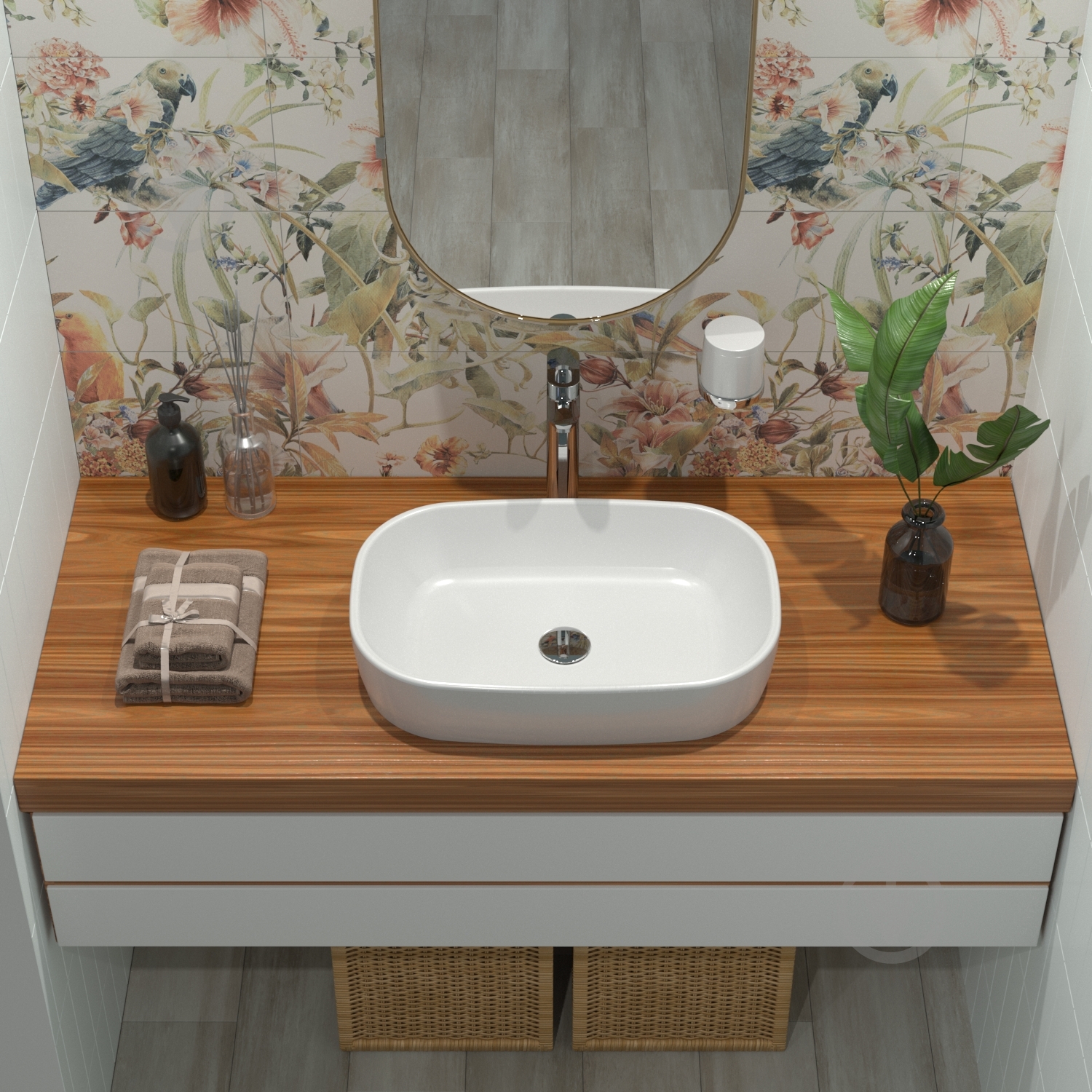 Умывальник-чаша Lavinia Boho Bathroom Sink 33311002 54 см - фото 12 Умывальник-чаша Lavinia Boho Bathroom Sink 33311002 54 см - фото 12