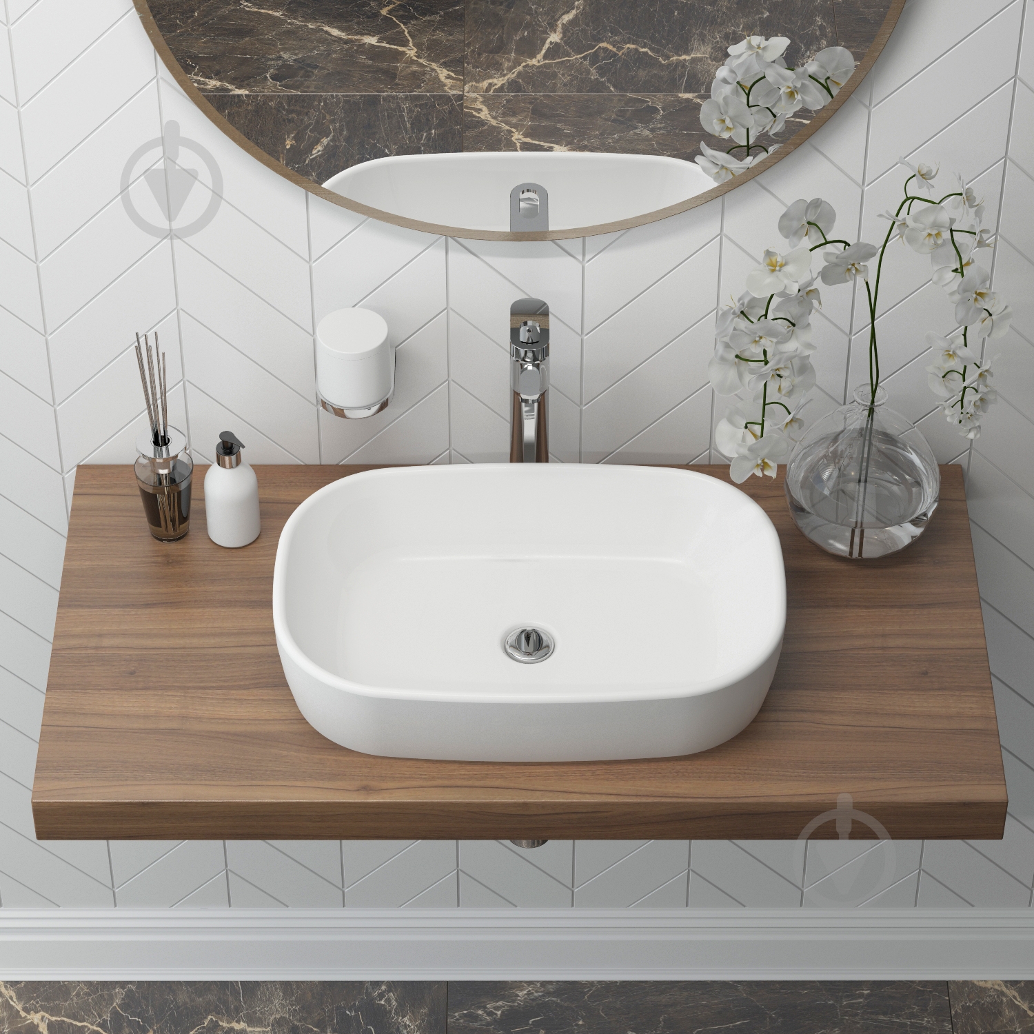 Умывальник-чаша Lavinia Boho Bathroom Sink 33311002 54 см - фото 9 Умывальник-чаша Lavinia Boho Bathroom Sink 33311002 54 см - фото 9