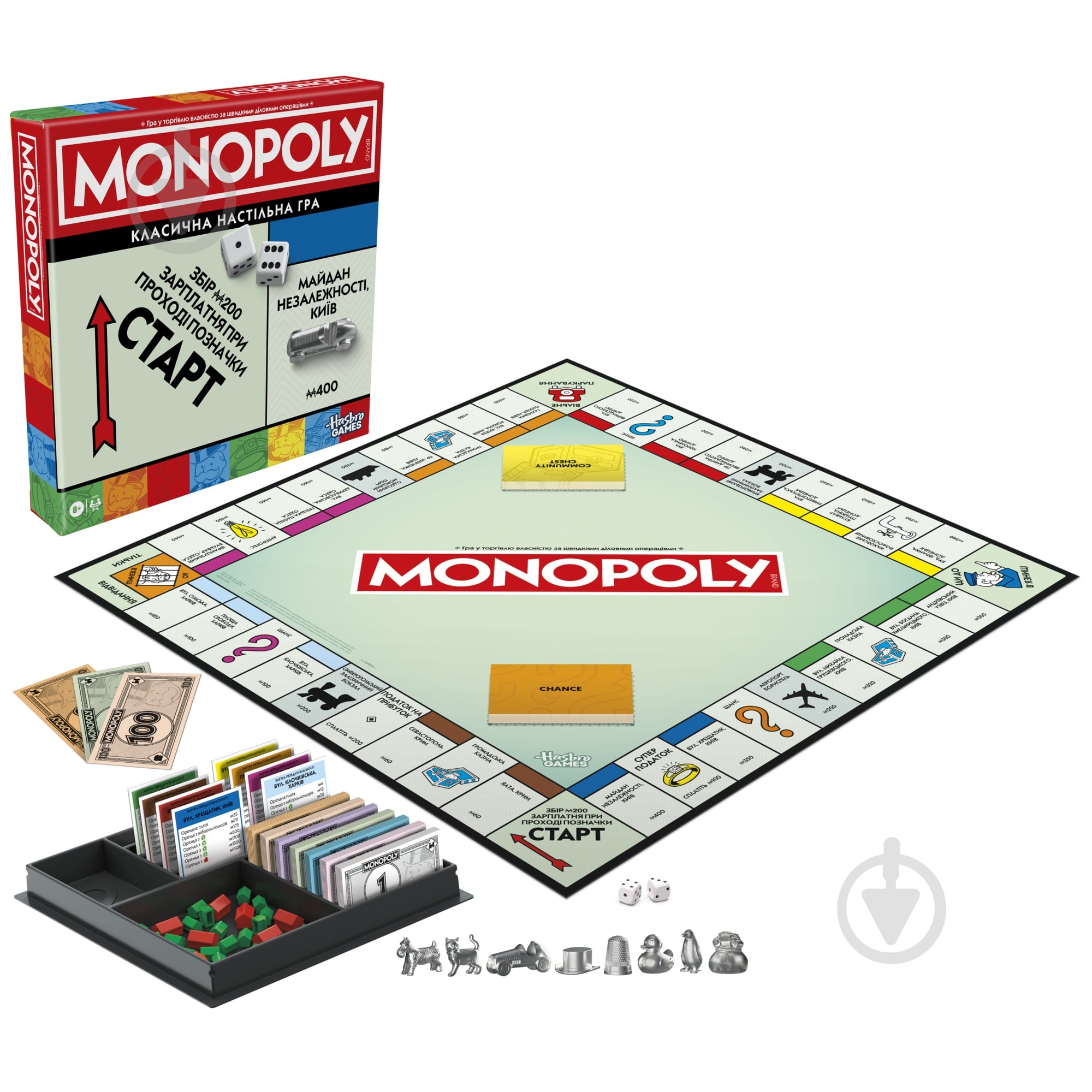 Игра настольная Hasbro Монополия классическая G0009 - фото 1 Игра настольная Hasbro Монополия классическая G0009 - фото 1
