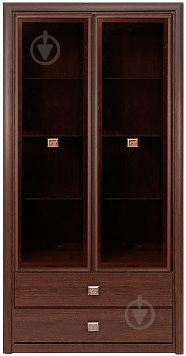 Витрина BRW Україна REG2W2S Loren дуб венге - фото 1