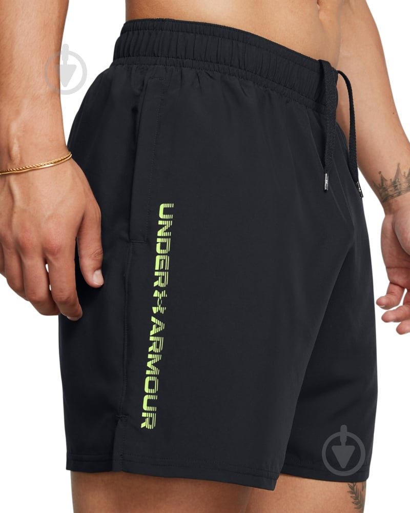 Шорти Under Armour UA WOVEN WDMK SHORTS 1383356-004 р. L чорний - фото 3