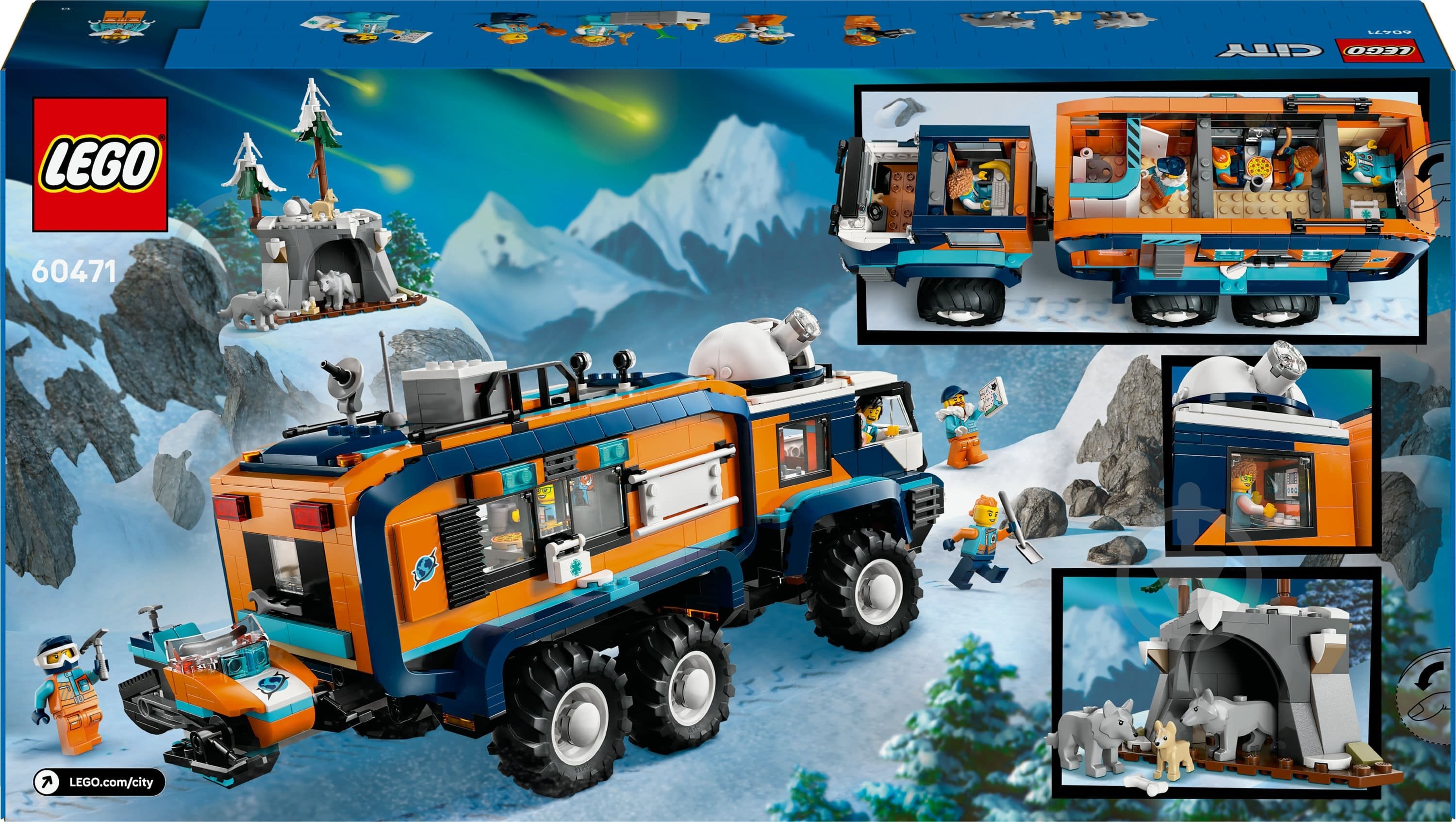 Конструктор LEGO City Арктична дослідницька вантажівка з науковою лабораторією 60471 - фото 2