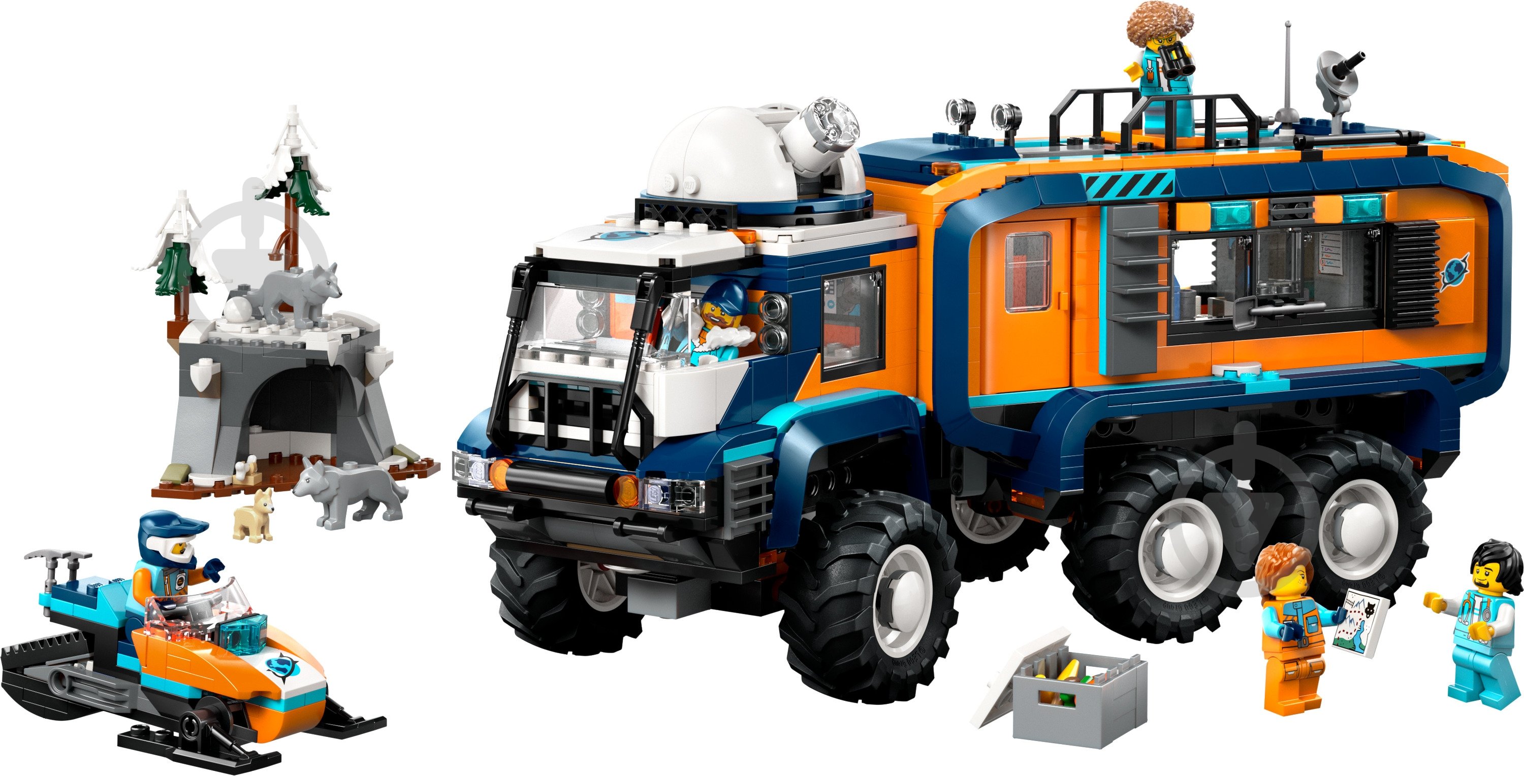 Конструктор LEGO City Арктична дослідницька вантажівка з науковою лабораторією 60471 - фото 3
