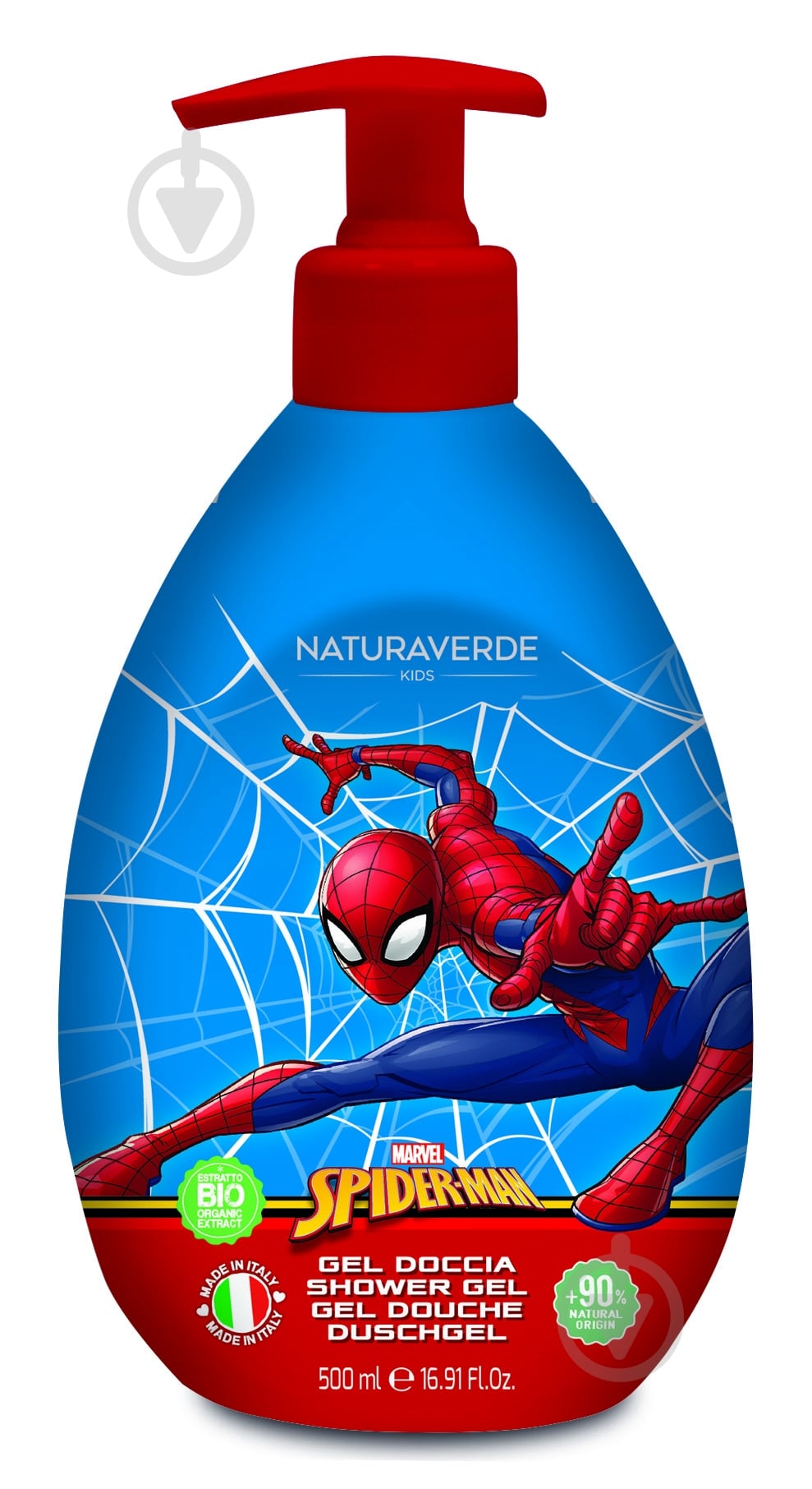 Гель для душу Naturaverde SPIDERMAN 500 мл - фото 1