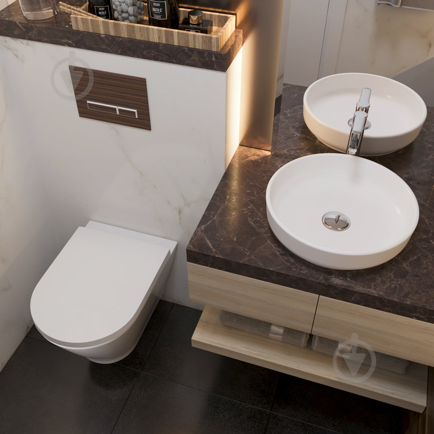 Умывальник-чаша Lavinia Boho Bathroom Sink Slim 33311005 40 см - фото 10 Умывальник-чаша Lavinia Boho Bathroom Sink Slim 33311005 40 см - фото 10