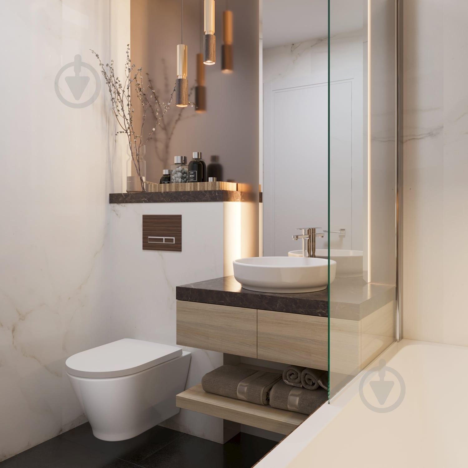 Умывальник-чаша Lavinia Boho Bathroom Sink Slim 33311005 40 см - фото 9 Умывальник-чаша Lavinia Boho Bathroom Sink Slim 33311005 40 см - фото 9