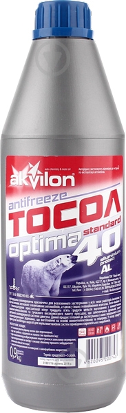 Антифриз AKVILON Tosol Optim G11 готовий 0,9 кг синій (AKVILON TOSOL OPTIM 0.9KG) - фото 1
