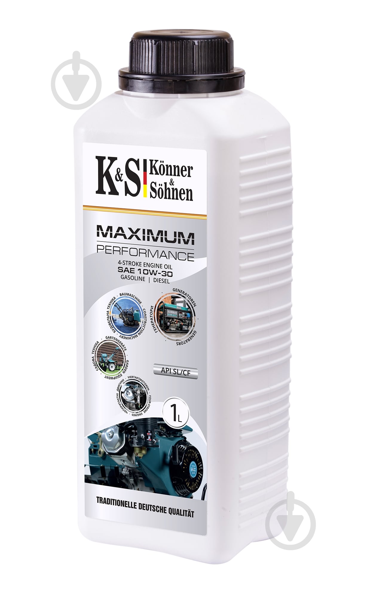 ᐉ Моторна олива напівсинтетична Konner&Sohnen 10W-30 1 л (KS 10W