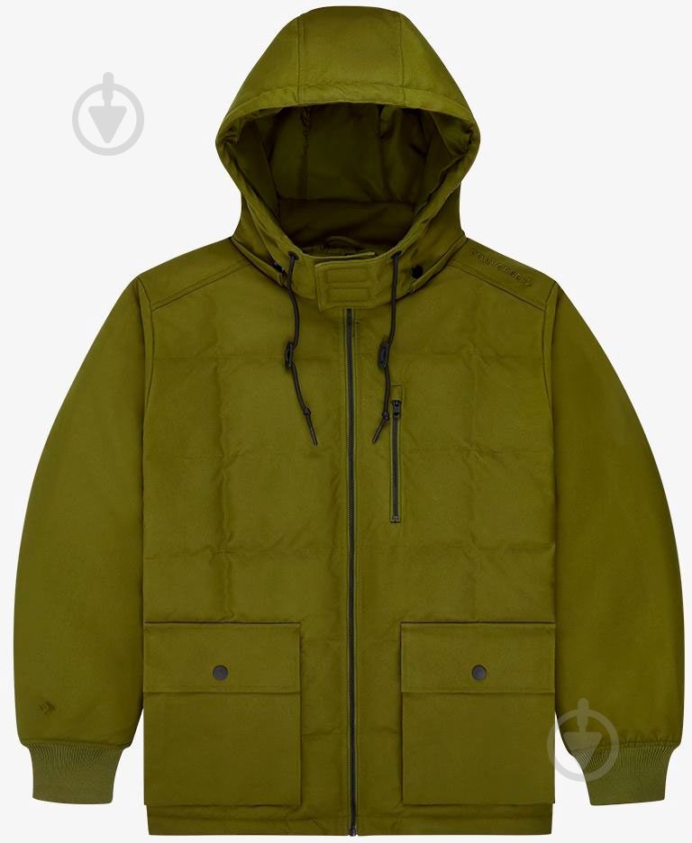 Куртка мужская зимняя Converse MEN'S 100% POLYESTER WOVEN JACKET 10019986-366 р.2XL хаки - фото 1