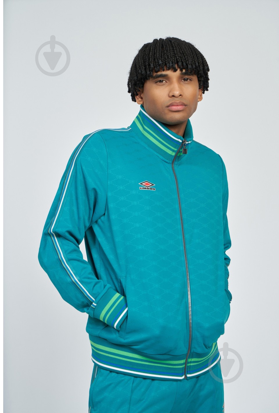 Джемпер Umbro MONOGRAM ANTHEM JACKET 66390U-MAP р.2XL зелений - фото 3