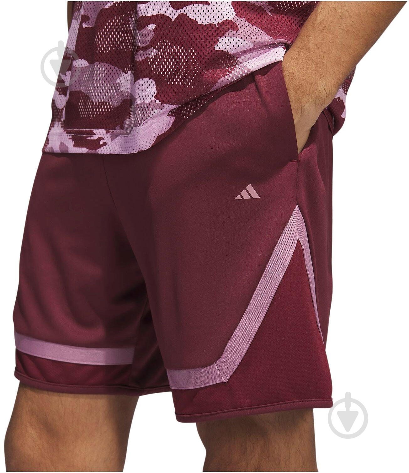 Шорти Adidas Pro Block IL2242 р. M бордовий - фото 6
