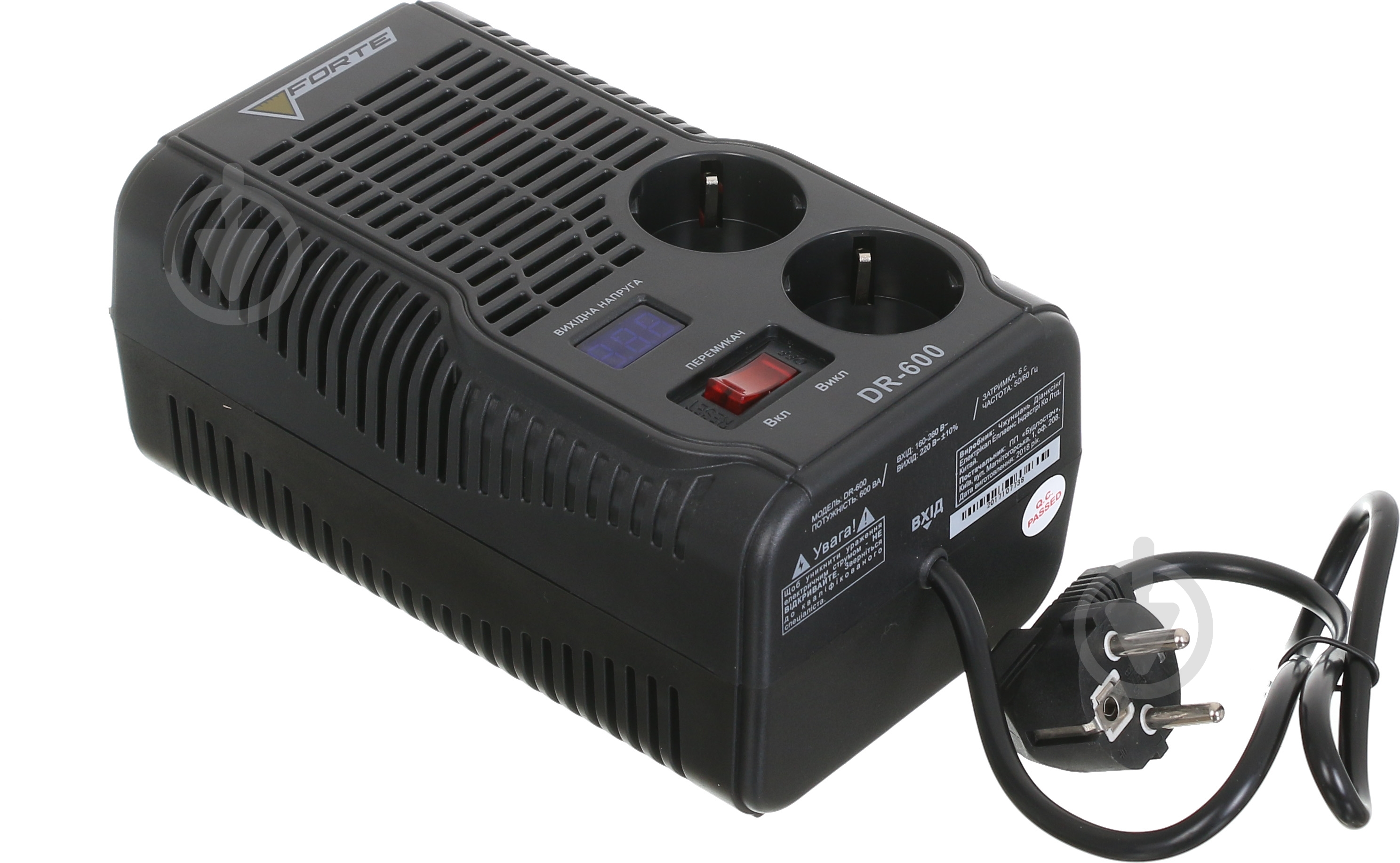 Стабилизатор напряжения Forte DR600 - фото 1