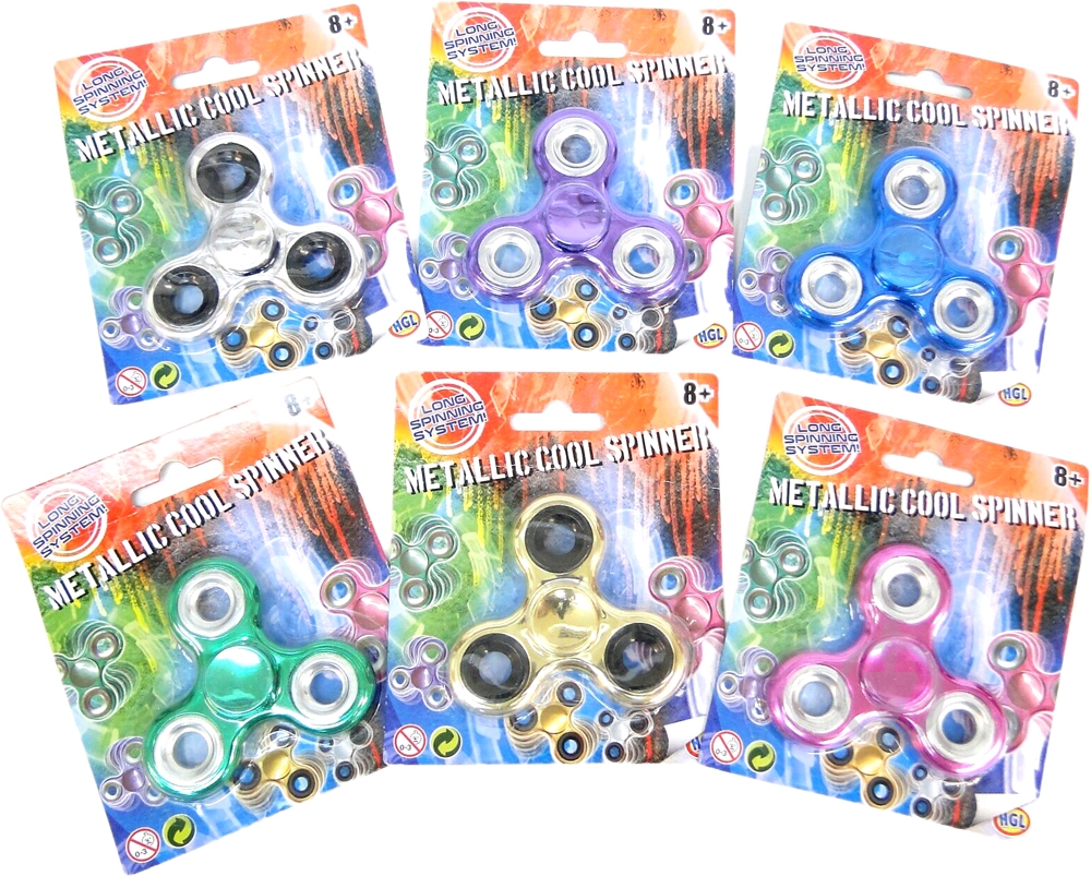 Іграшка-антистрес HGL Metallic Cool Spinner в асортименті - фото 1