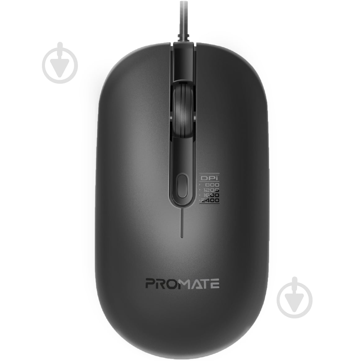 Мышь Promate CM-2400 USB black (cm-2400.black) - фото 1 Мышь Promate CM-2400 USB black (cm-2400.black) - фото 1