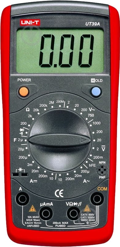 Мультиметр UNI-T UT 39A - фото 1