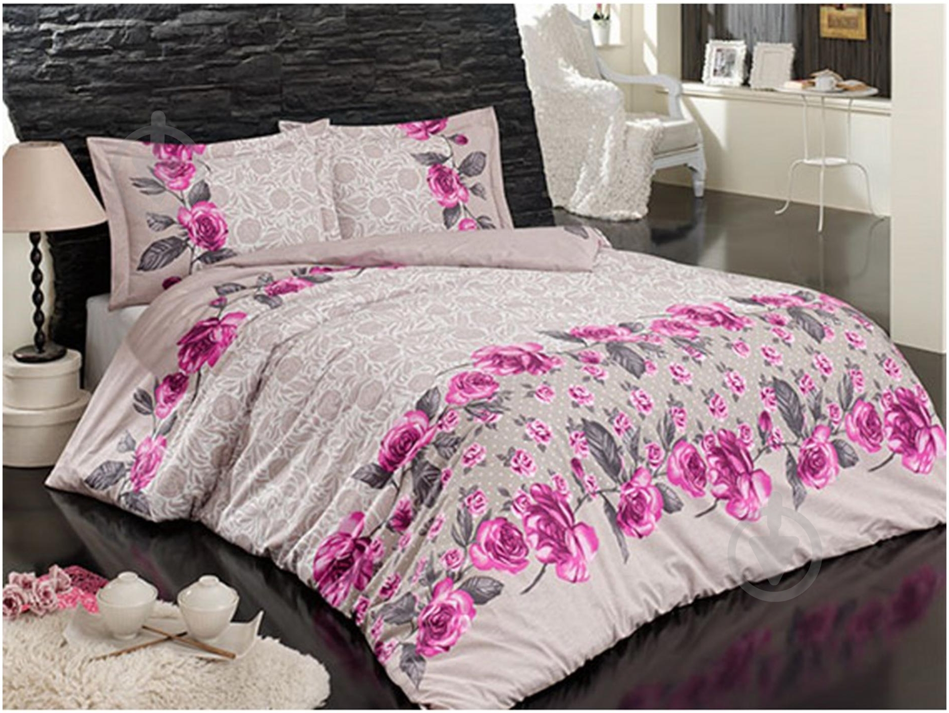 Комплект постільної білизни Merlin Rose 2,0 різнокольоровий Arya - фото 1 Комплект постільної білизни Merlin Rose 2,0 різнокольоровий Arya - фото 1