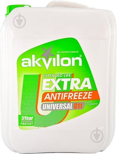 Антифриз AKVILON Ant Ext Gre G11 готовый 10 кг зеленый (AKVILON ANT EXT GRE 10KG) - фото 1