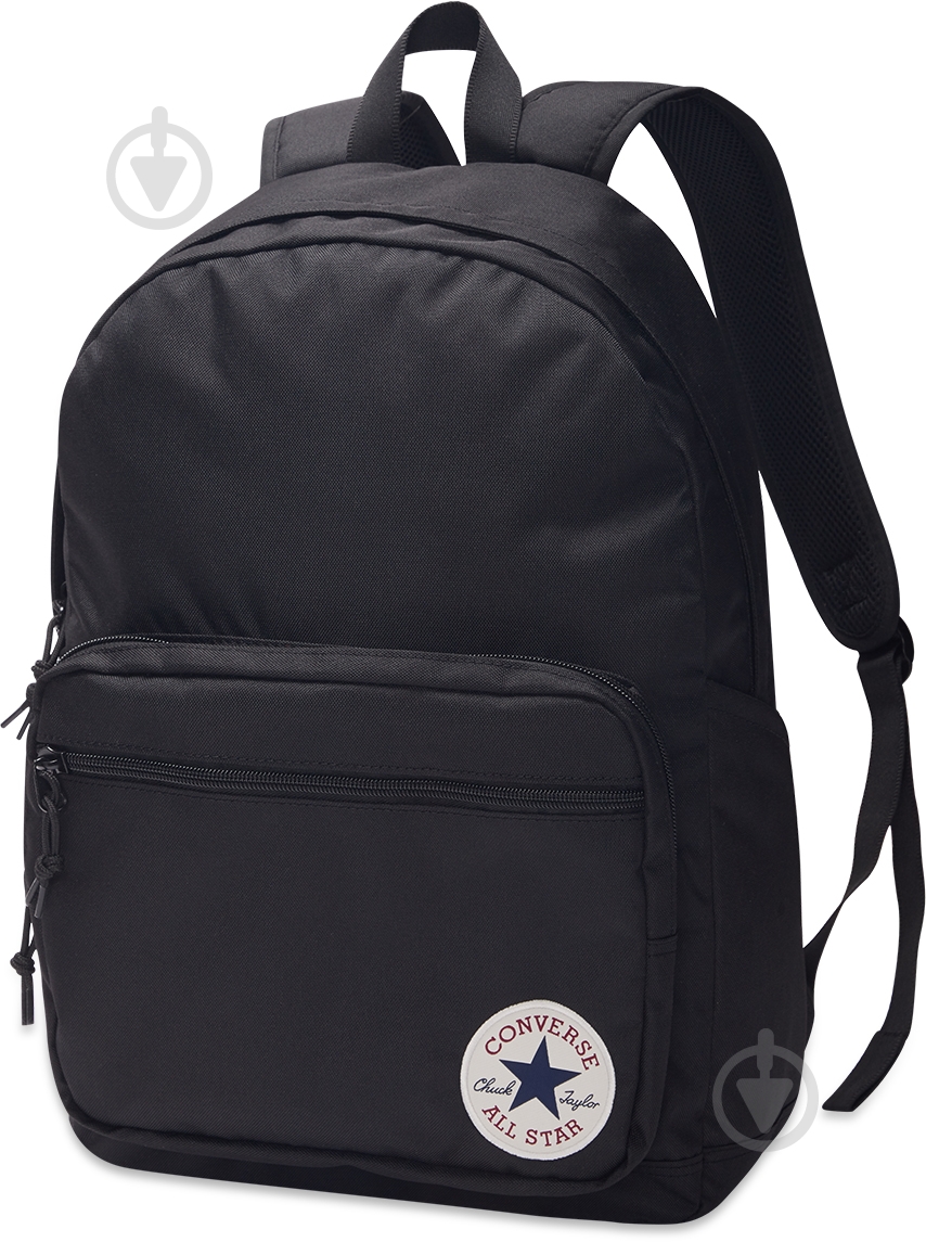 Рюкзак Converse GO 2 BACKPACK CONVERSE BLACK 10020533-001 черный - фото 1 Рюкзак Converse GO 2 BACKPACK CONVERSE BLACK 10020533-001 черный - фото 1