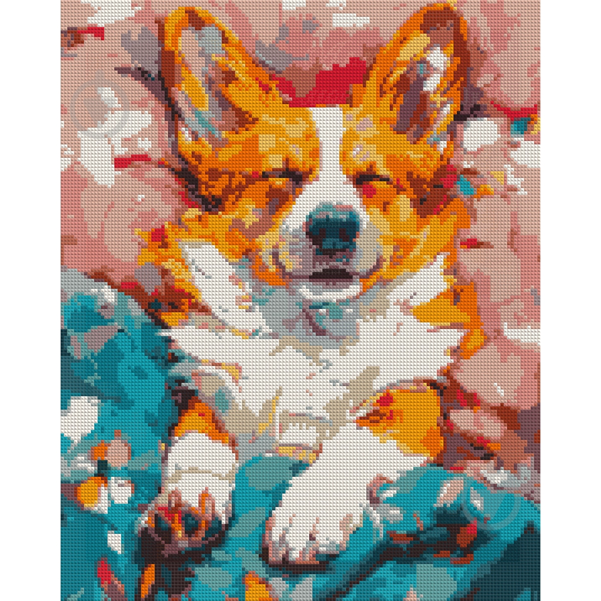 Алмазная мозаика Любимый корги 40x50 см Santi - фото 1