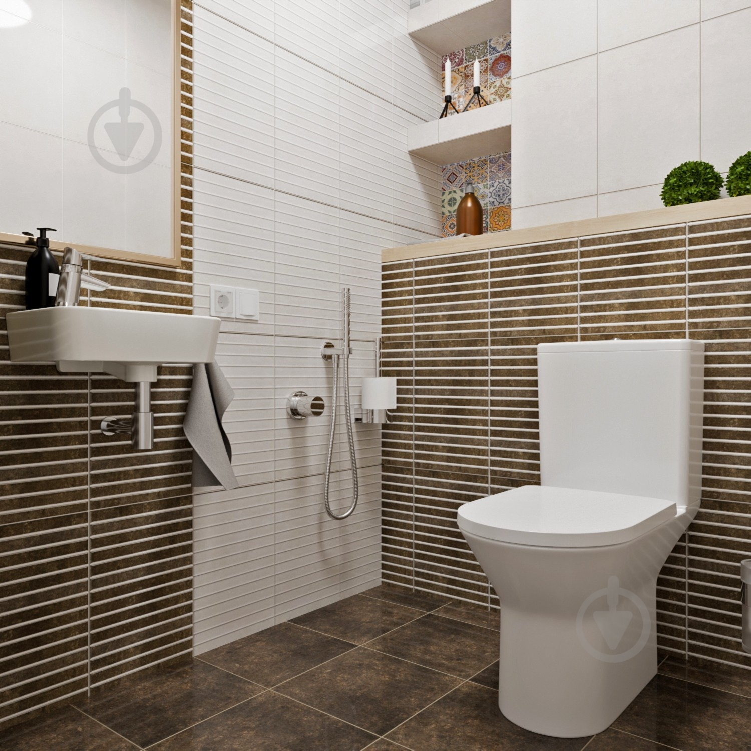 Унитаз-компакт Lavinia Boho Elegant безободковый с сиденьем Soft Close - фото 3 Унитаз-компакт Lavinia Boho Elegant безободковый с сиденьем Soft Close - фото 3