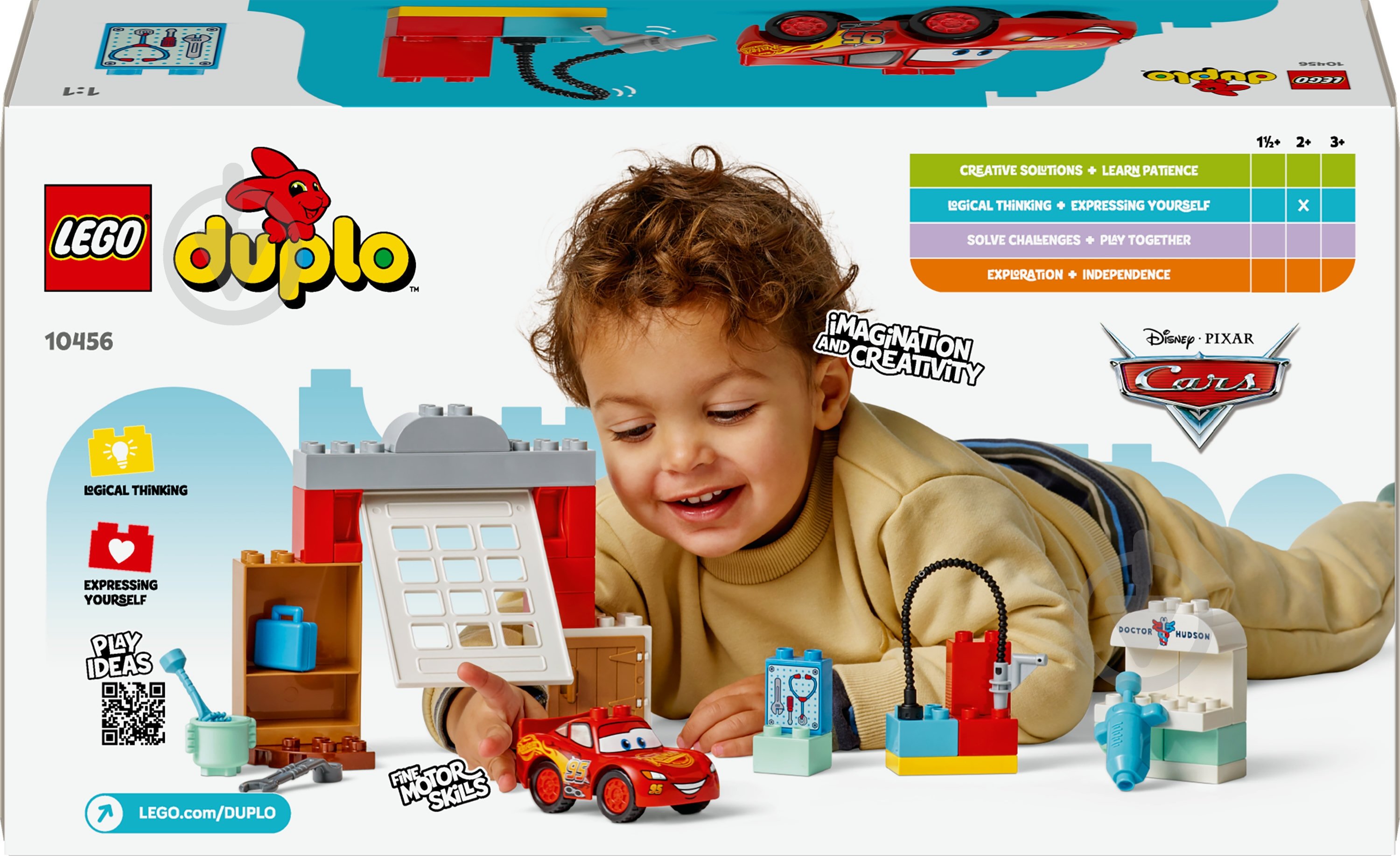 Конструктор LEGO DUPLO Disney Візит МакКвіна в гараж Дока 10456 - фото 2
