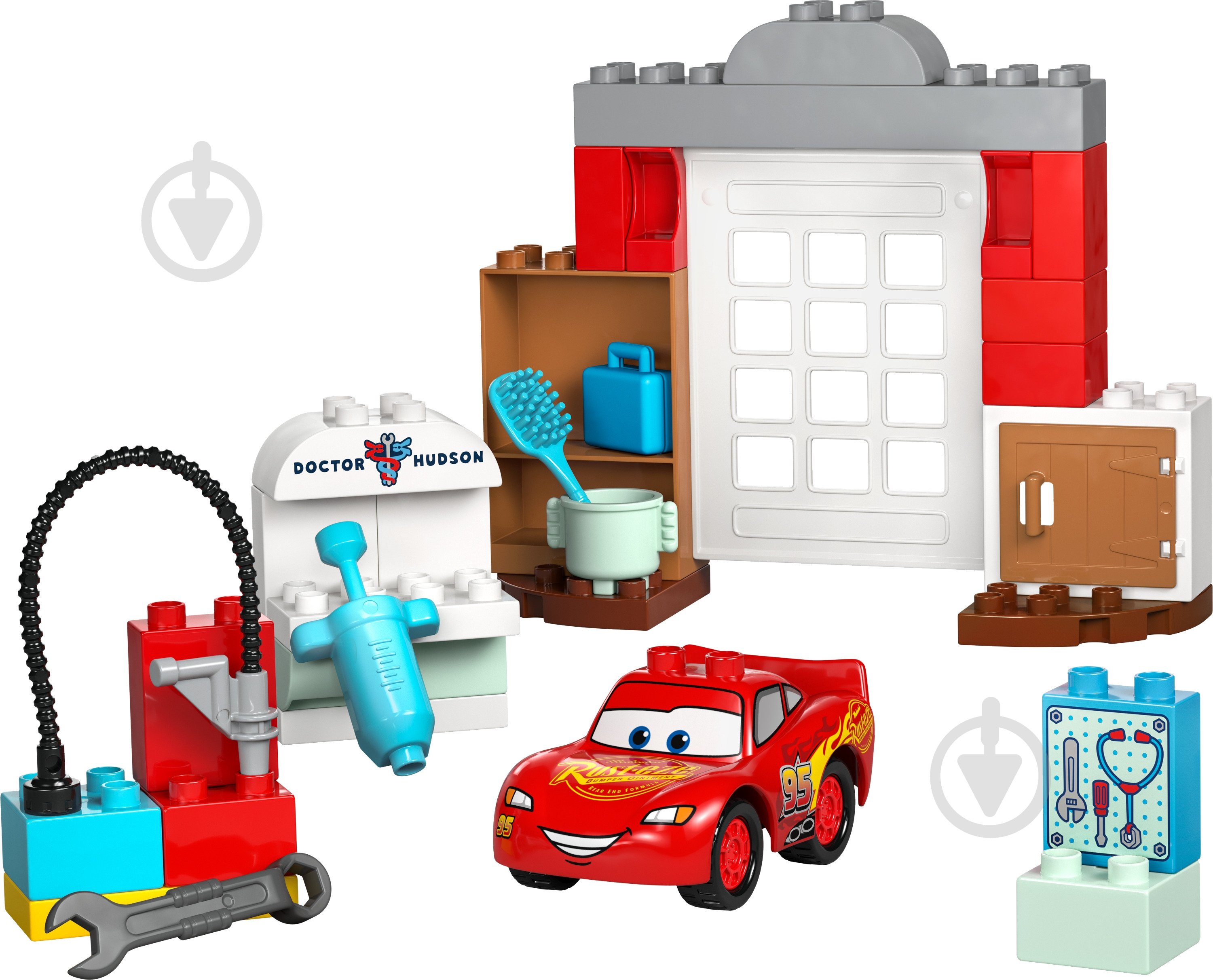 Конструктор LEGO DUPLO Disney Візит МакКвіна в гараж Дока 10456 - фото 3