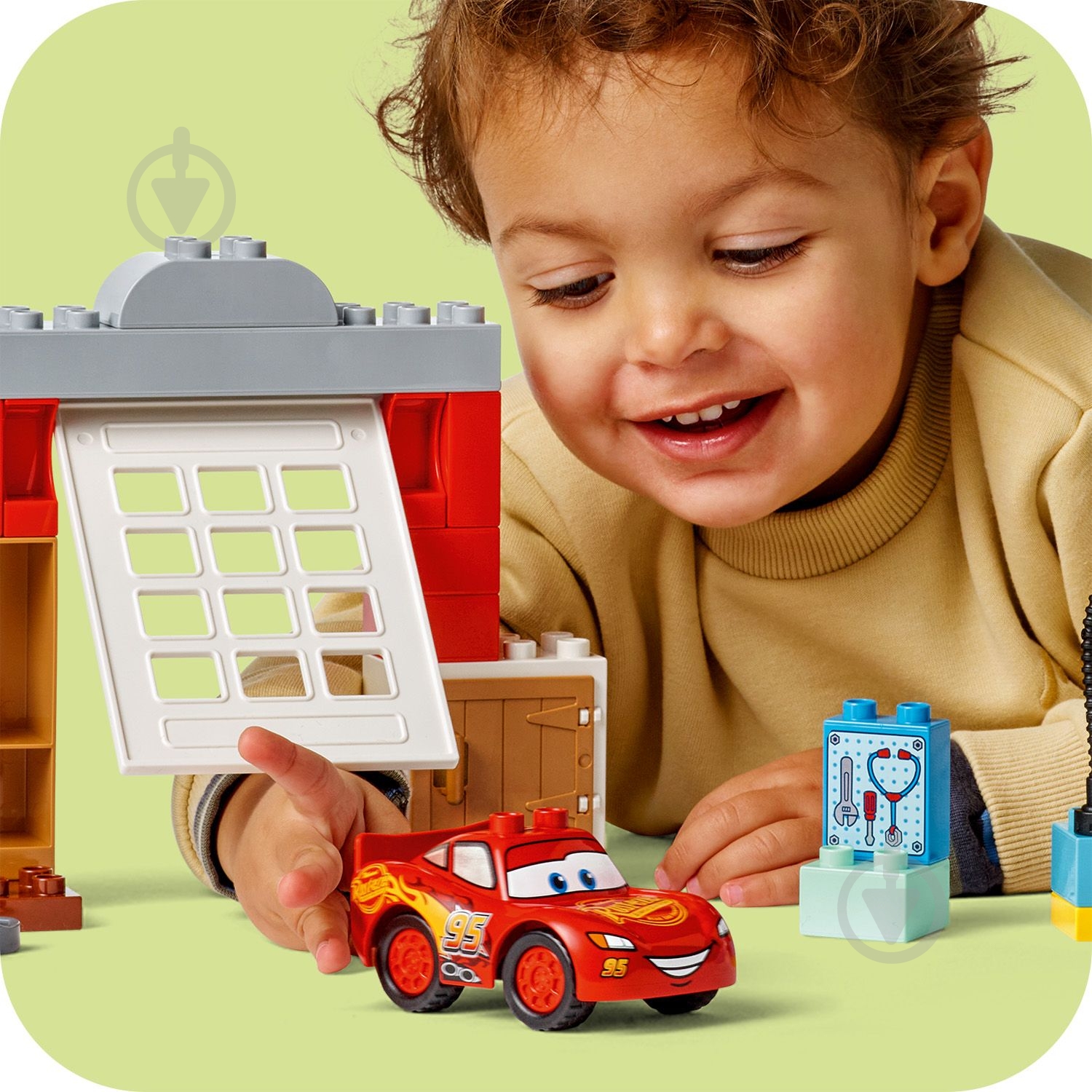 Конструктор LEGO DUPLO Disney Візит МакКвіна в гараж Дока 10456 - фото 7