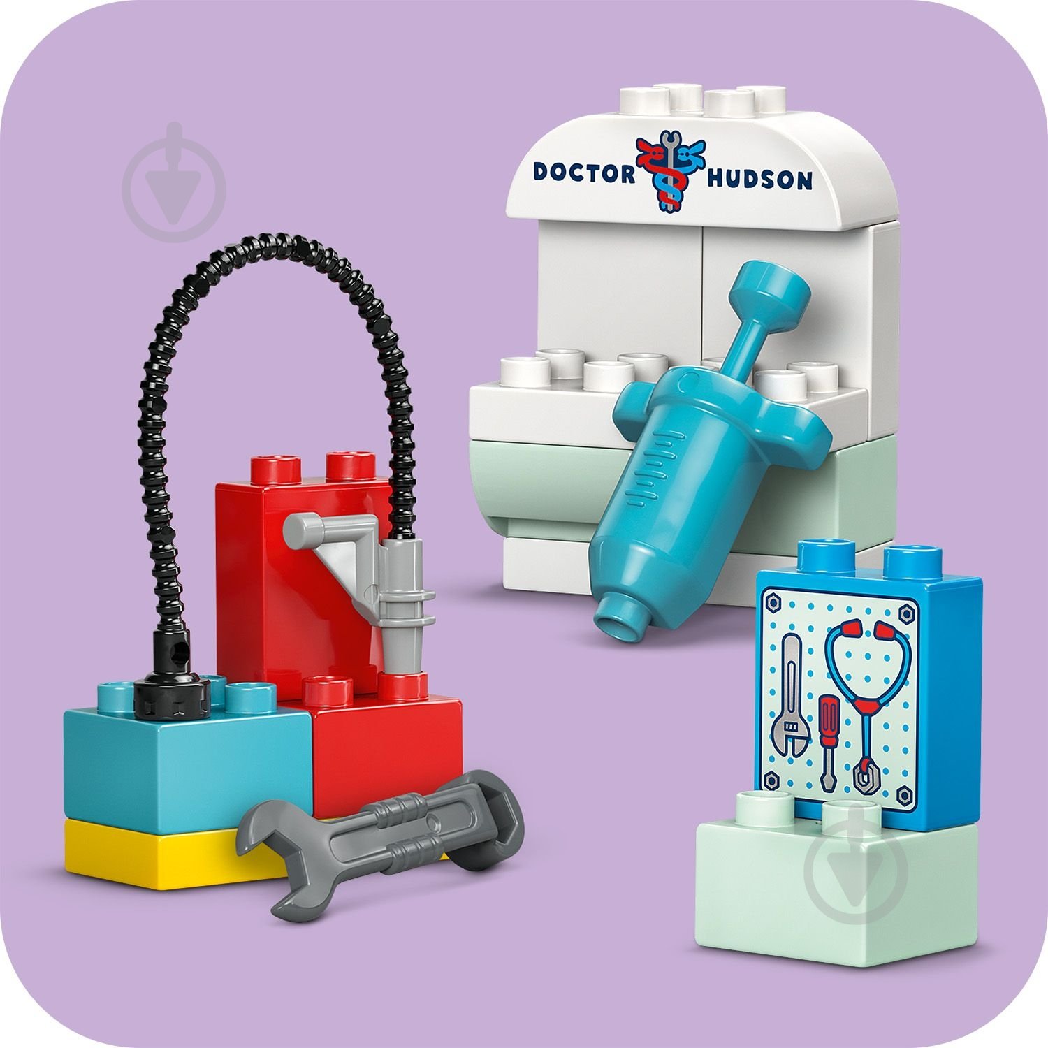 Конструктор LEGO DUPLO Disney Візит МакКвіна в гараж Дока 10456 - фото 9
