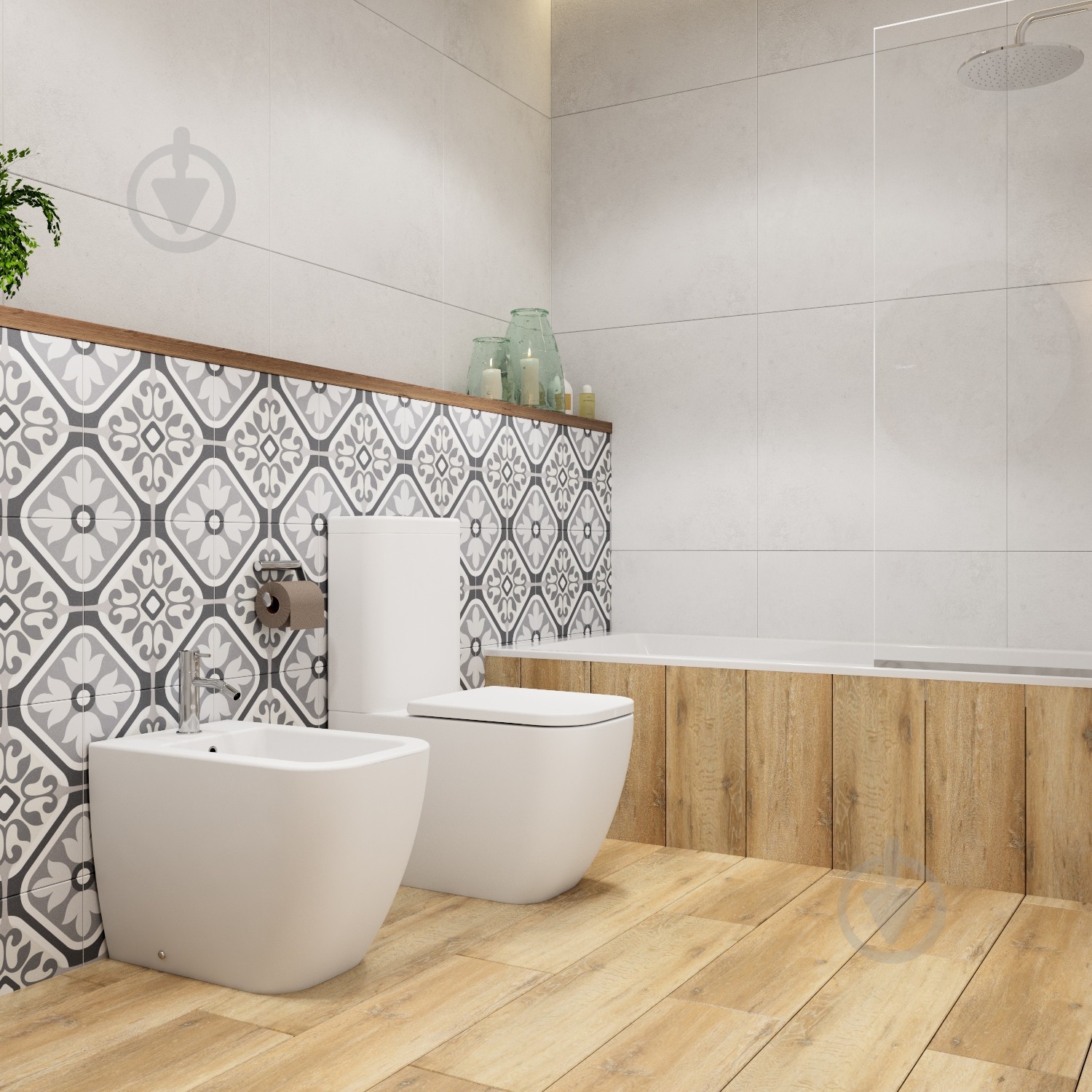 Унитаз-компакт Lavinia Boho One с сиденьем Soft Close - фото 11 Унитаз-компакт Lavinia Boho One с сиденьем Soft Close - фото 11