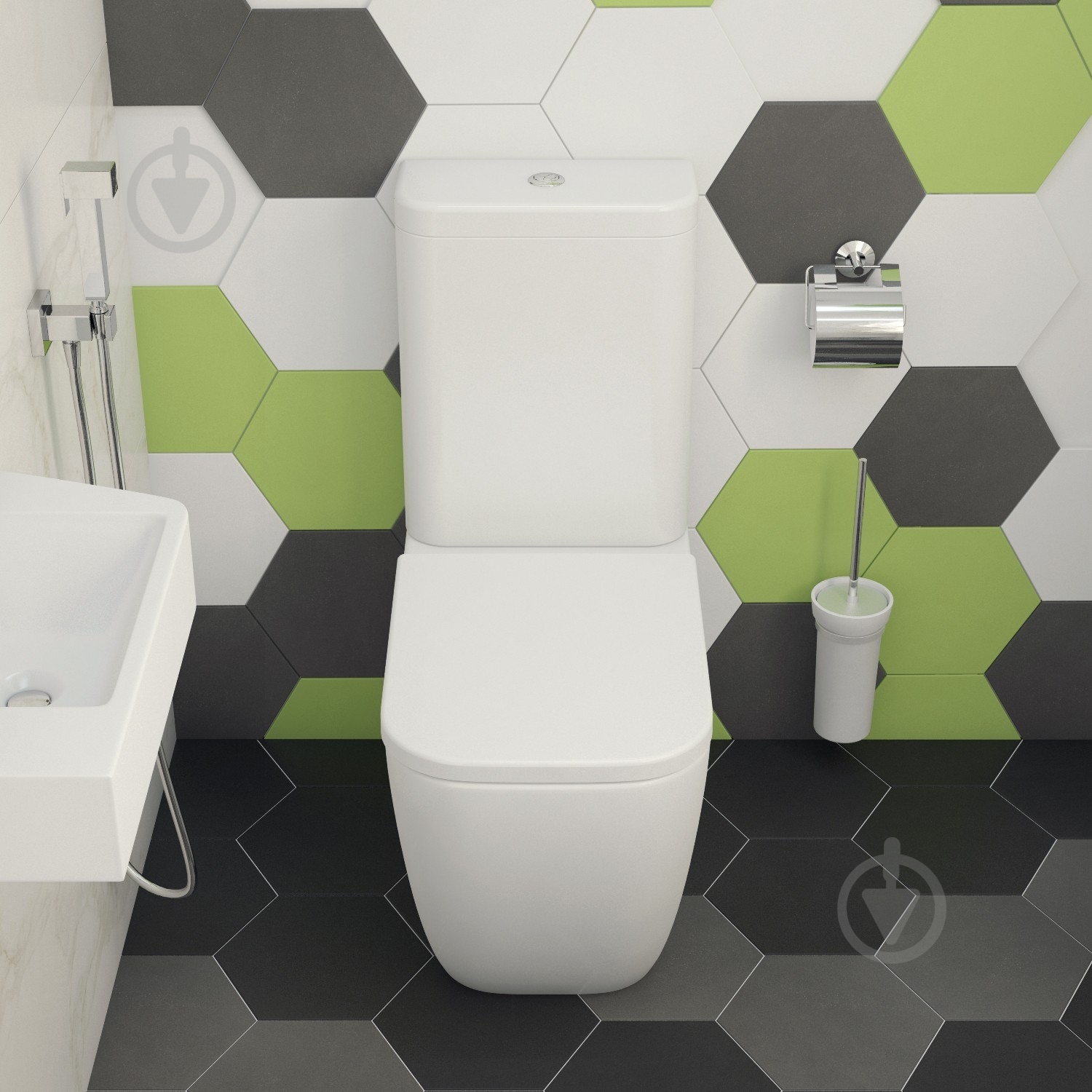 Унитаз-компакт Lavinia Boho One с сиденьем Soft Close - фото 8 Унитаз-компакт Lavinia Boho One с сиденьем Soft Close - фото 8