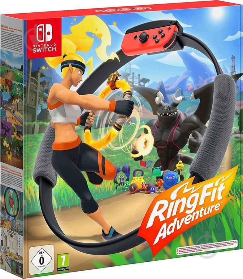 Гра NINTENDO Ring Fit Adventure + контролер + ремінь - фото 1 Гра NINTENDO Ring Fit Adventure + контролер + ремінь - фото 1