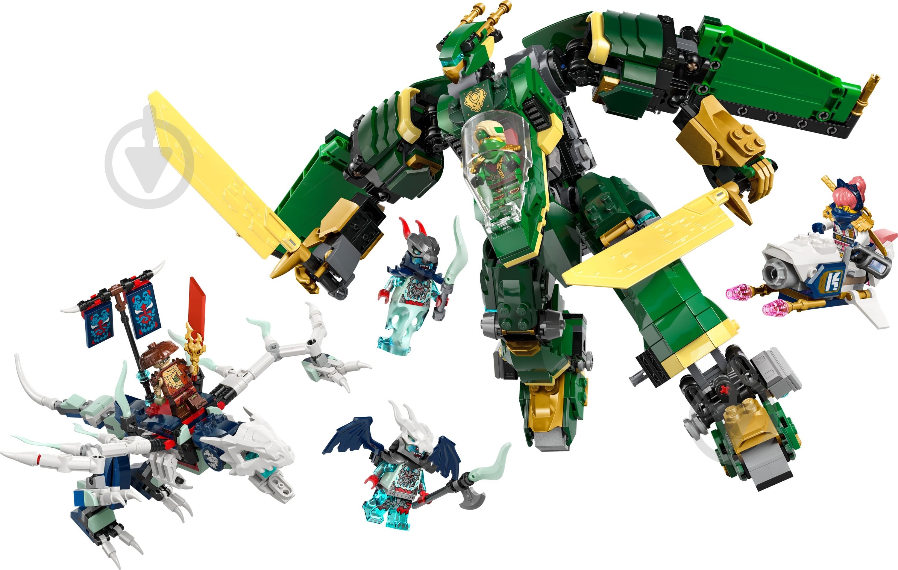 Конструктор LEGO NINJAGO Реактивний робот Ллойда 71845 - фото 3