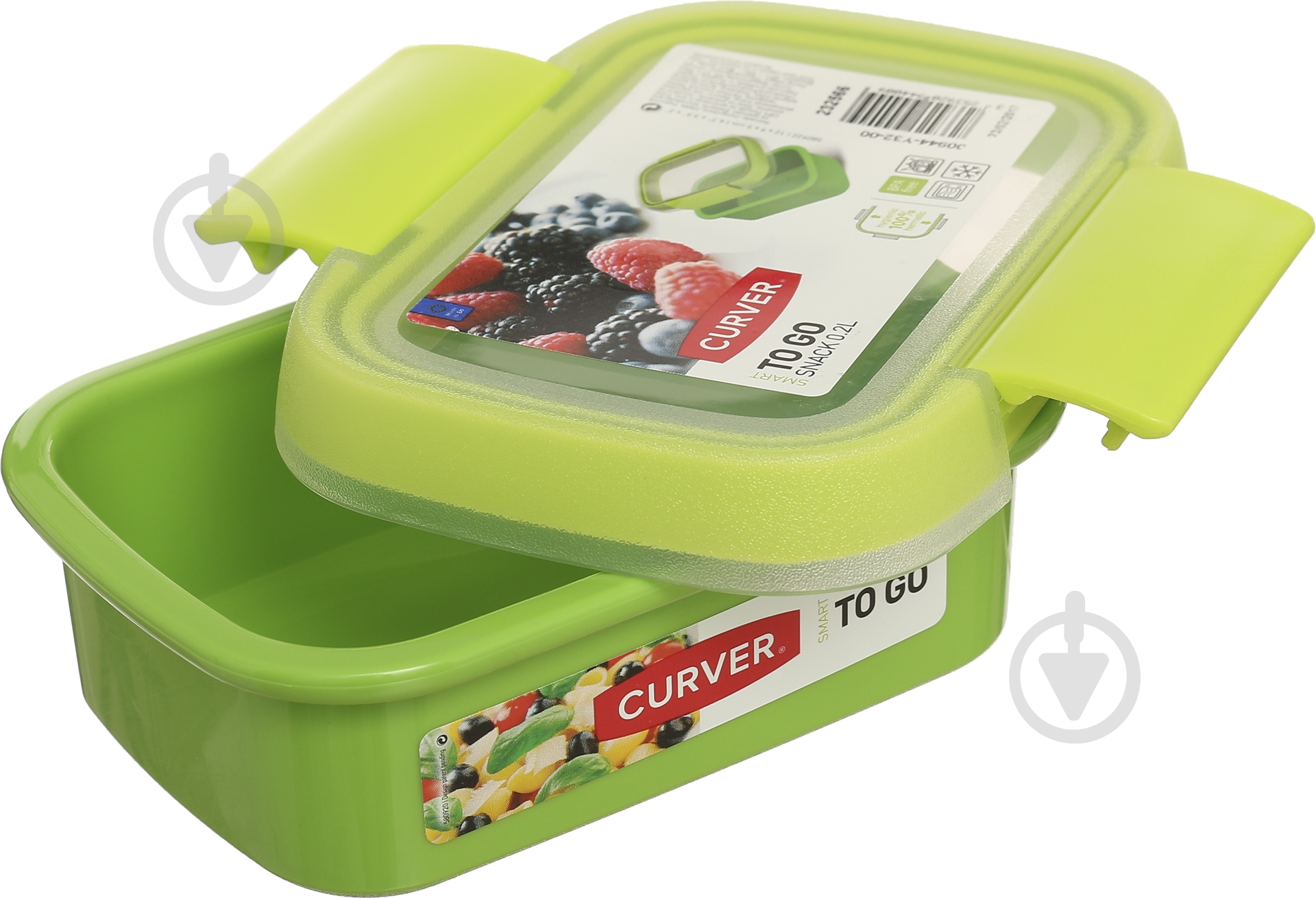 Контейнер із кришкою Curver To Go Snack 200 мл зелений - фото 2