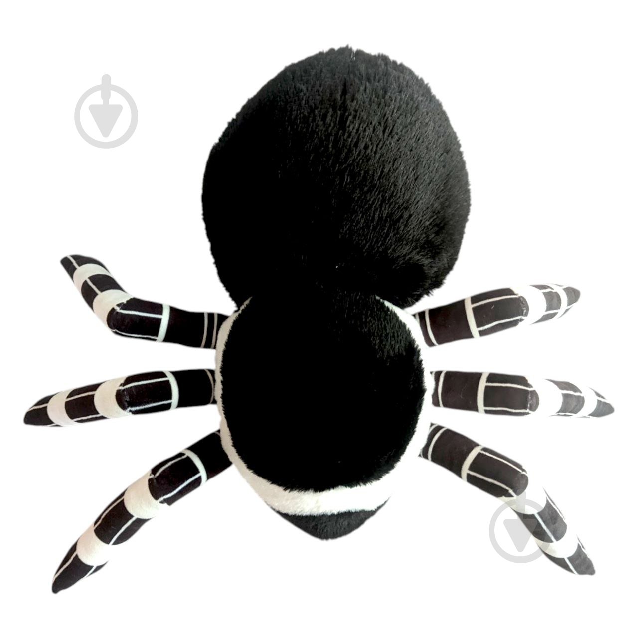 Подушка декоративная Подушка обнимашка "Паук с белым" 40х42 42x40 см [019] Black Анна - фото 2