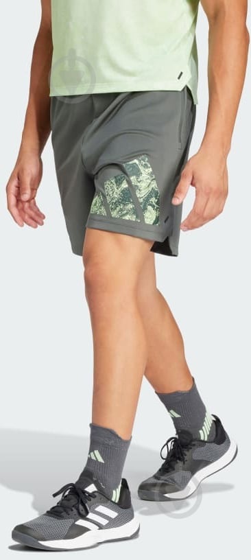 Шорты Adidas IS3797 р. S серый - фото 6 Шорты Adidas IS3797 р. S серый - фото 6